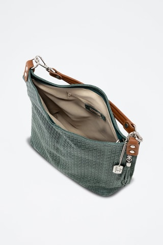 Leren Handtas Adelfina  - Groen