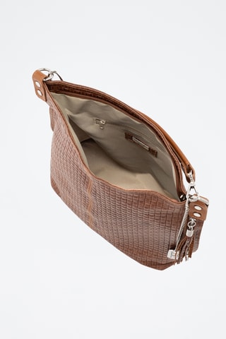 Leren Handtas Adelfina  - Bruin