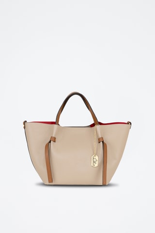 Leren Handtas Pietrina - Taupe