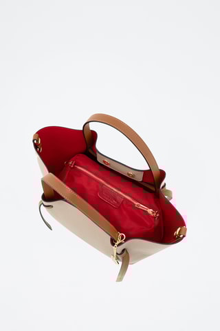 Leren Handtas Pietrina - Taupe