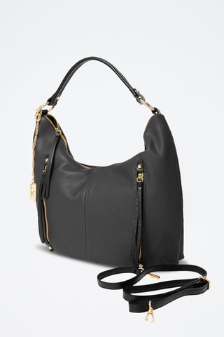 Leren Shopper Isidora - Zwart