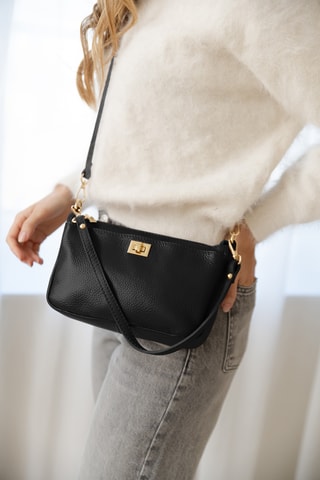 Leren Trendy Handtas Taidea - Zwart