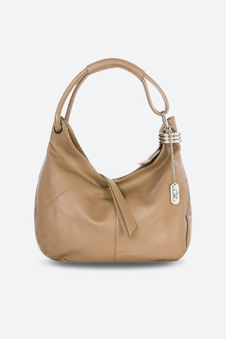 Leren Handtas Alba - Camel