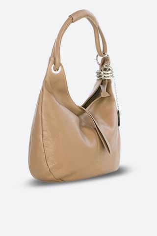 Leren Handtas Alba - Camel
