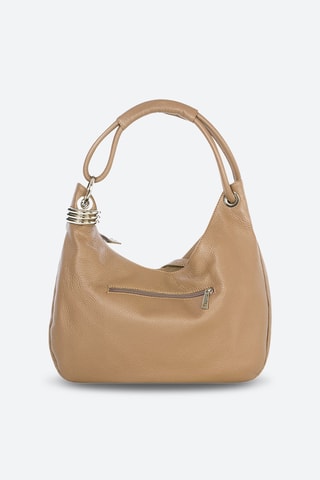 Leren Handtas Alba - Camel