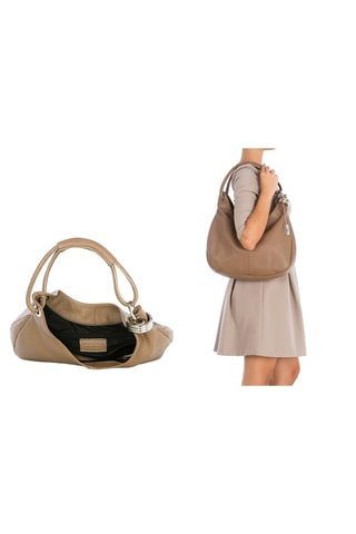 Leren Handtas Alba - Camel