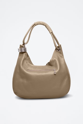 Leren Handtas Alba - Taupe