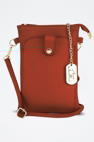 Leren Schoudertas Erica - Rood