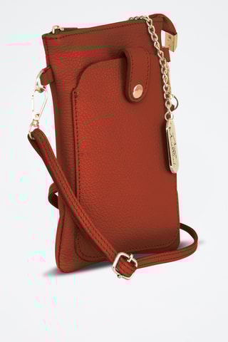 Leren Schoudertas Erica - Rood