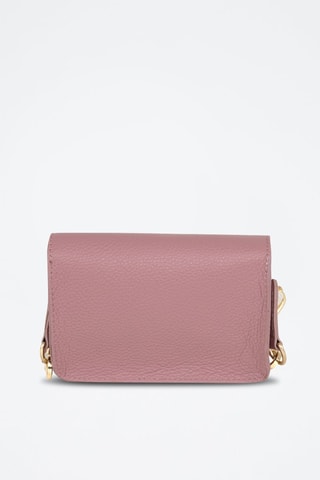 Leren Schoudertas Giusy  - Roze