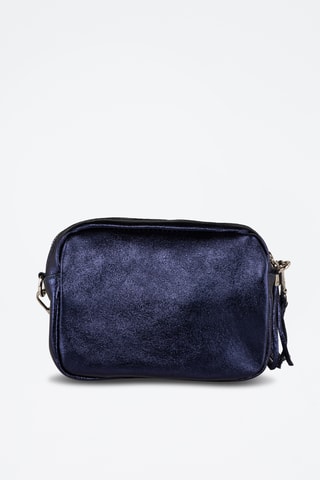 Leren Schoudertas Abrana  - Donkerblauw