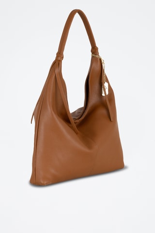 Leren Trendy Handtas Samuela - Bruin