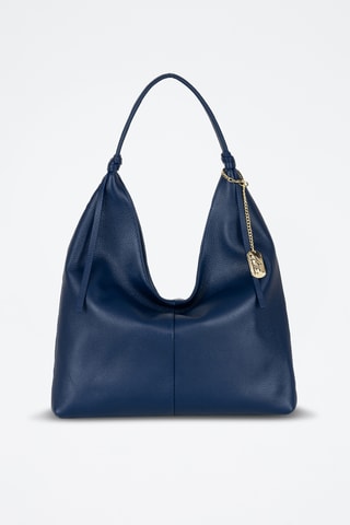 Leren Trendy Handtas Samuela - Blauw