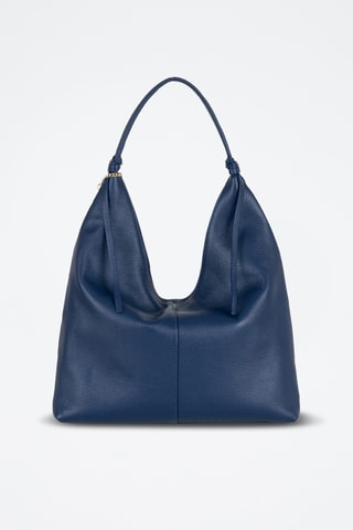 Leren Trendy Handtas Samuela - Blauw
