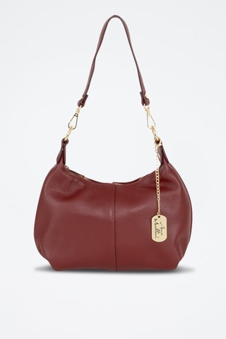 Leren Trendy Handtas Savina - Rood