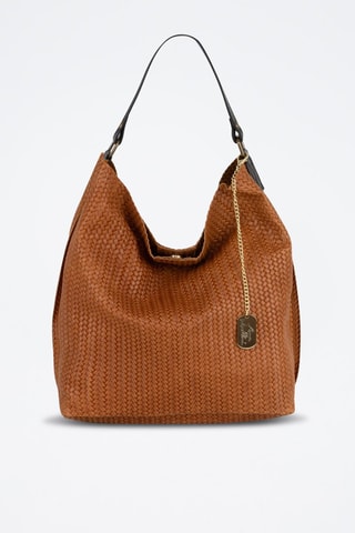 Leren Handtas Sebastiana  - Bruin