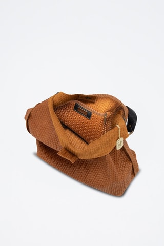 Leren Handtas Sebastiana  - Bruin