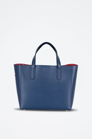 Leren Handtas Battista - Blauw