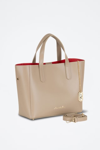 Leren Handtas Battista - Taupe