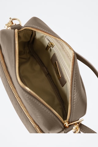 Leren Schoudertas Colomba - Taupe