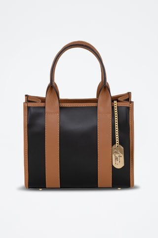 Leren Shopper Litana - Zwart