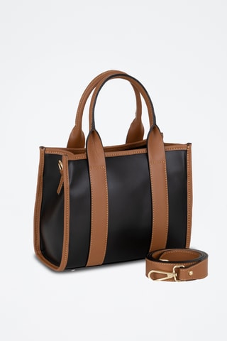 Leren Shopper Litana - Zwart