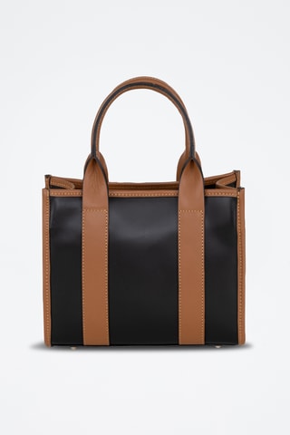 Leren Shopper Litana - Zwart