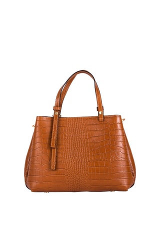 Leren Handtas Isabella - Bruin