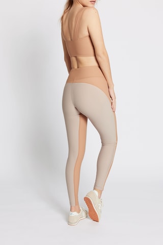 Legging met Elastische Taille - Beige