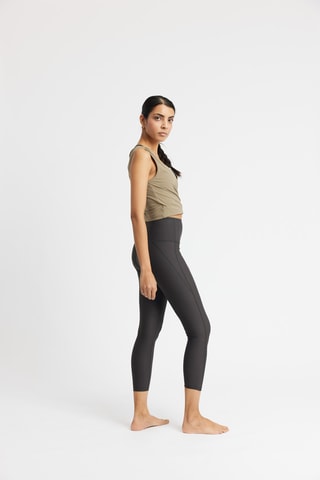 7/8 Legging met Hoge Taille - Zwart
