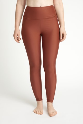 Legging met Hoge Taille - Bruin