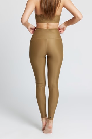 Legging met Hoge Taille - Bruin