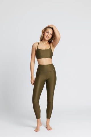 Legging met Hoge Taille - Kaki