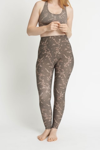 Legging met Hoge Taille - Bruin
