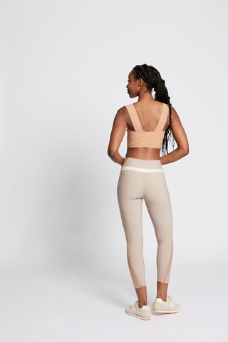 Legging met Hoge Taille - Beige