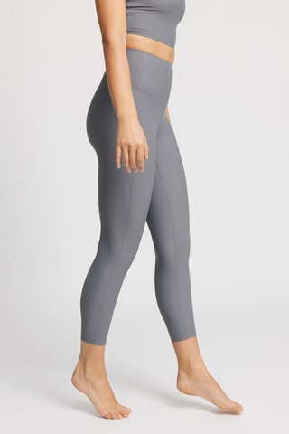 Legging met Hoge Taille - Blauwgrijs