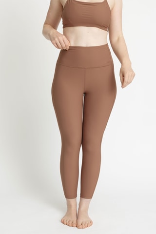 Legging met Hoge Taille - Bruin