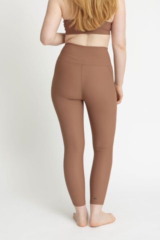 Legging met Hoge Taille - Bruin