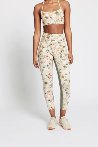 Legging met Hoge Taille - Beige