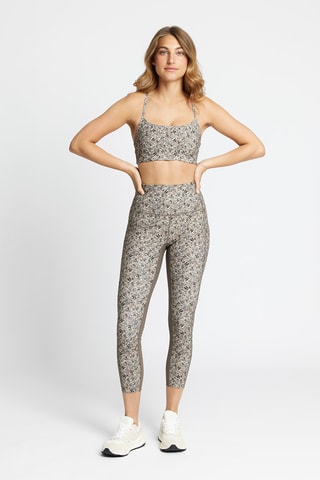 Legging met Hoge Taille - Beige