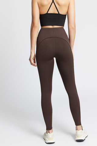 Legging met Hoge Taille - Bruin