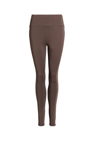 Legging met Hoge Taille - Bruin