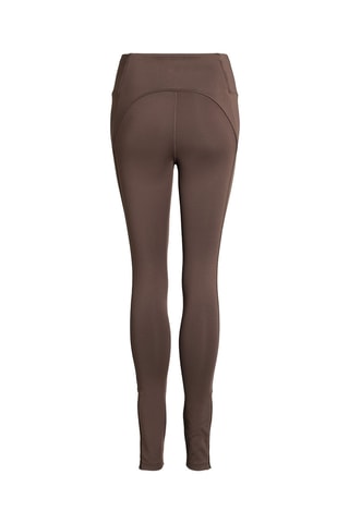 Legging met Hoge Taille - Bruin