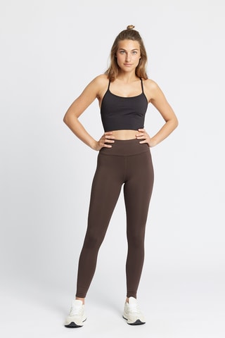 Legging met Hoge Taille - Bruin