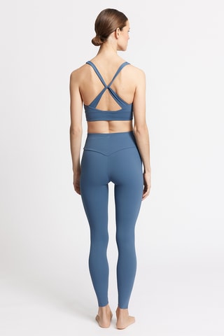 Legging met Hoge Taille - Blauw