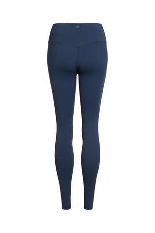 Legging met Hoge Taille - Marineblauw