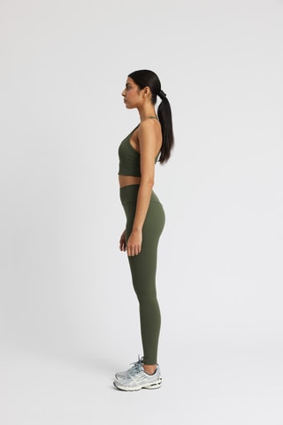 Legging met Hoge Taille - Donkergroen