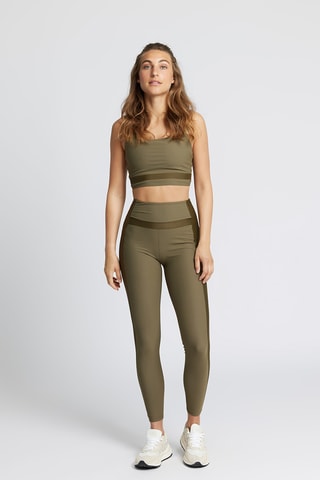 Legging met Hoge Taille - Kaki
