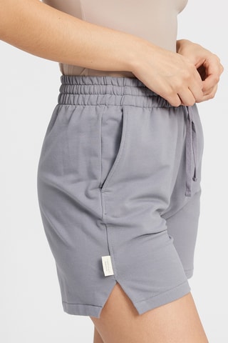 Biologisch Katoenen Relaxed Short - Blauwgrijs