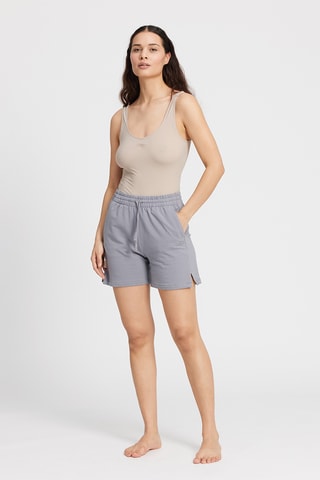 Biologisch Katoenen Relaxed Short - Blauwgrijs